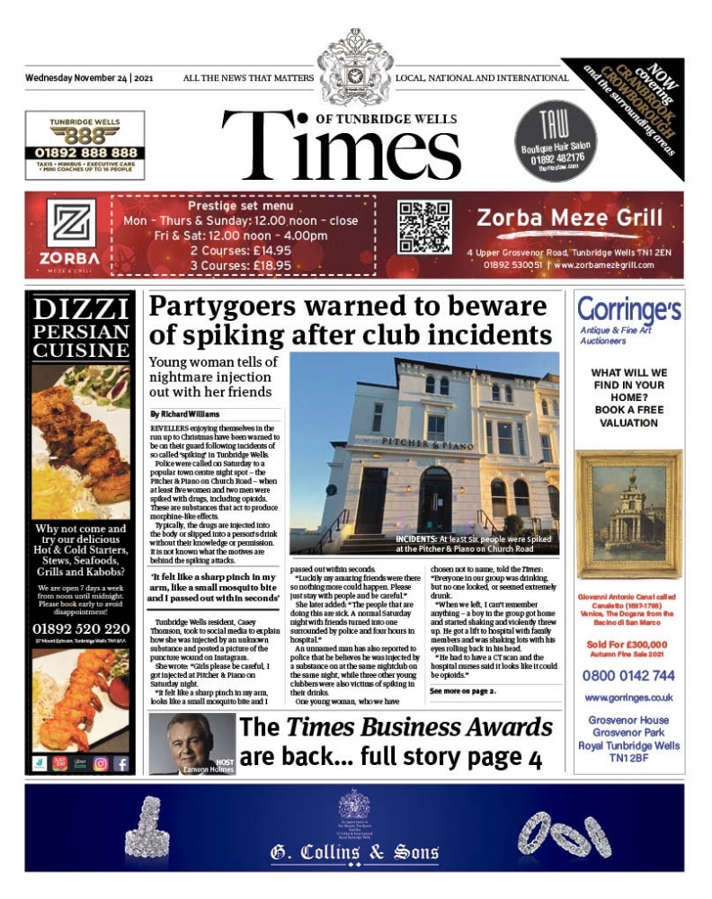 Read the Times of Tunbridge Wells 24th November 2021